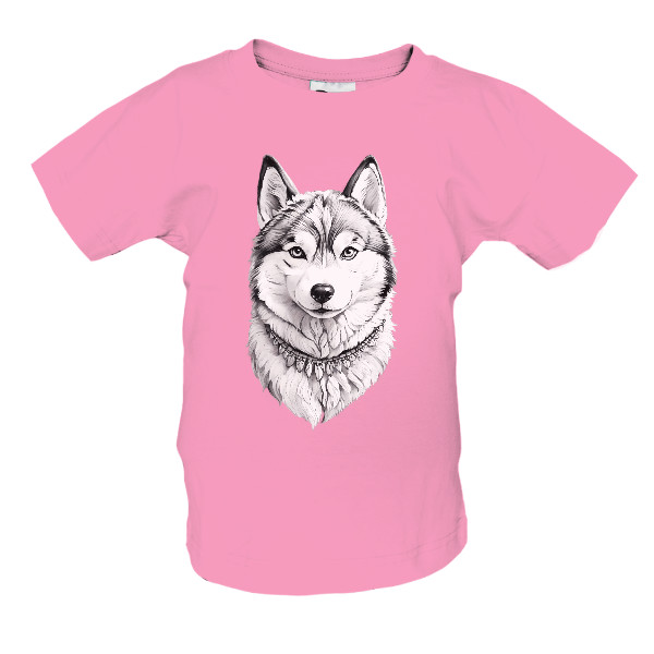 Tričko s potiskem Husky
