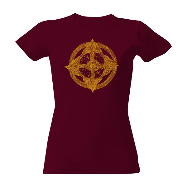 Tričko s potiskem mandala