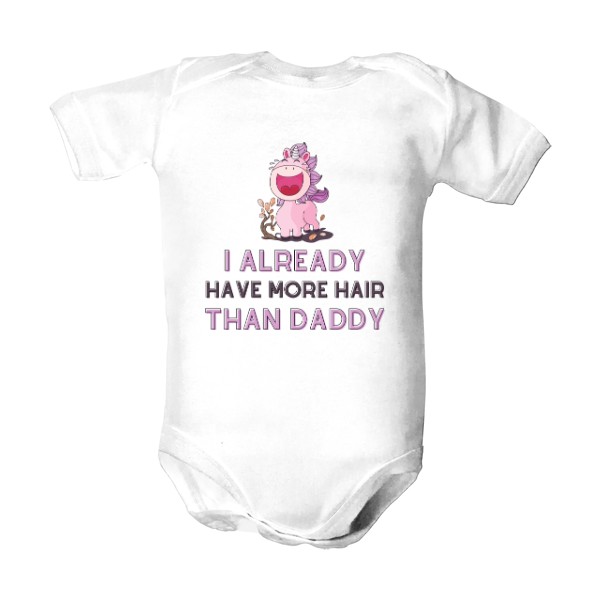 I already have more hair than daddy