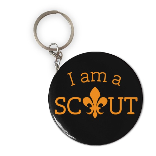 Prívesok s otváračom s potlačou I am a scout