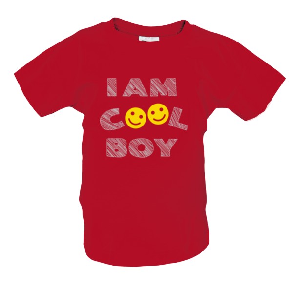 Tričko s potiskem I am cool boy