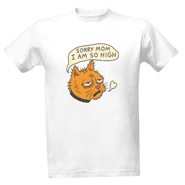 Tričko s potlačou I am so high