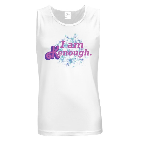 Tričko s potlačou I am Kenough - farebné