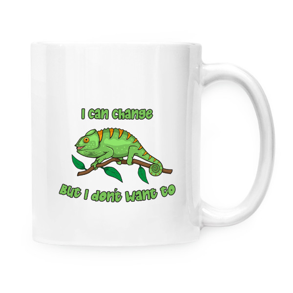 Cup white I can change