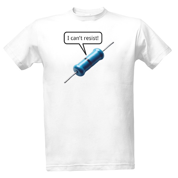 Tričko s potiskem I can't resist