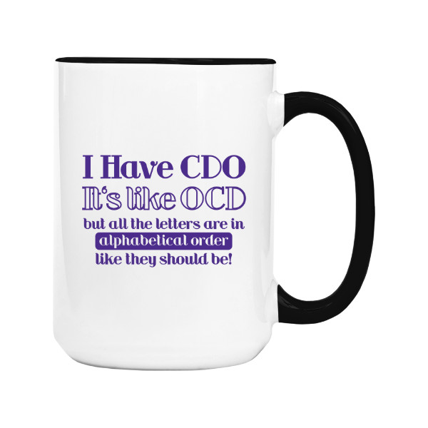 Mug big colourful I have CDO