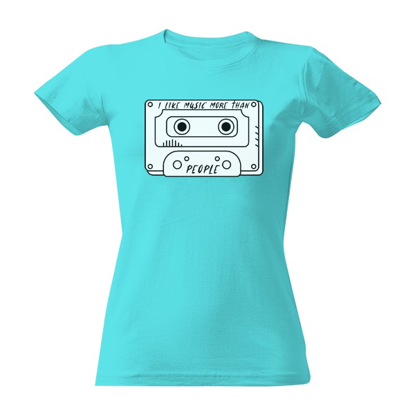 I like music more than people