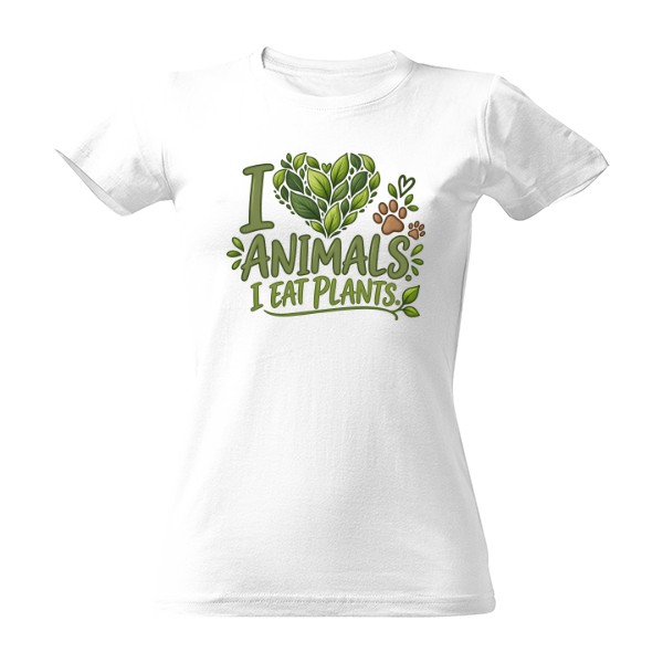 T-shirt I Love Animals I Eat Plants