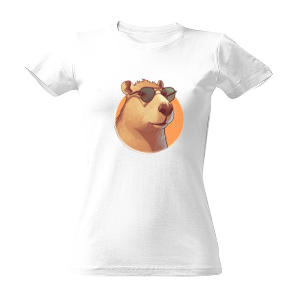 Tričko s potiskem I love Capybaras 