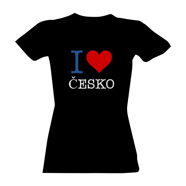 I LOVE ČESKO pro ženy T-shirt