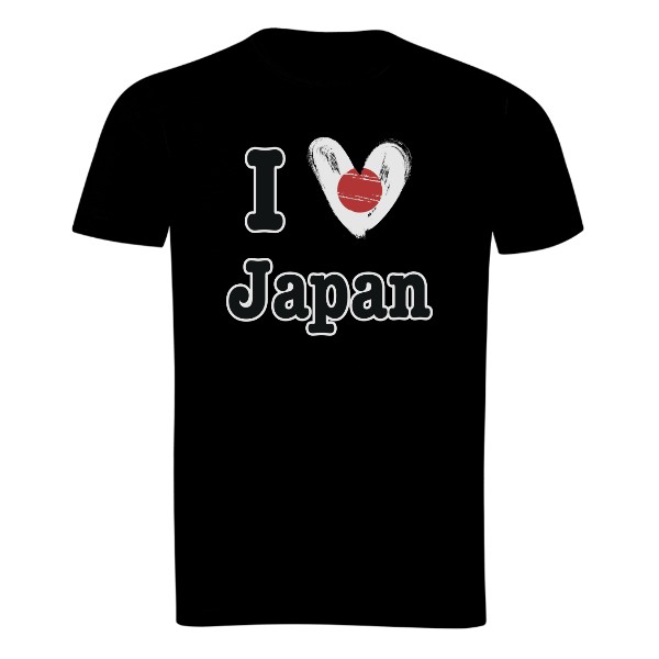 Tričko s potiskem I love Japan