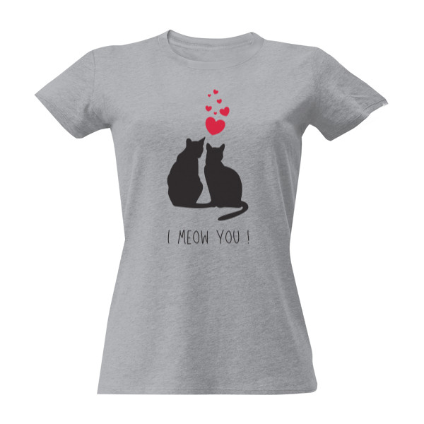 Tričko s potiskem I moew you !
