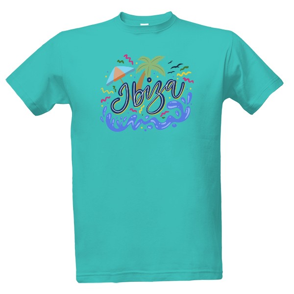 Tričko s potiskem Ibiza