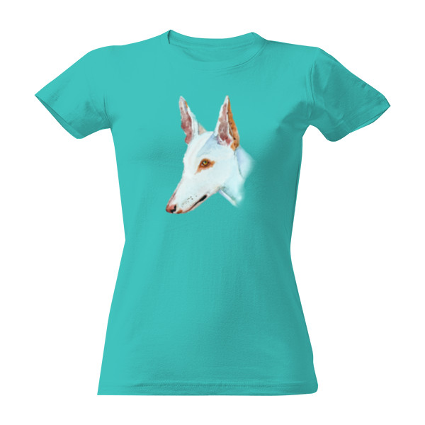 Tričko s potiskem Ibizský podenco akvarel