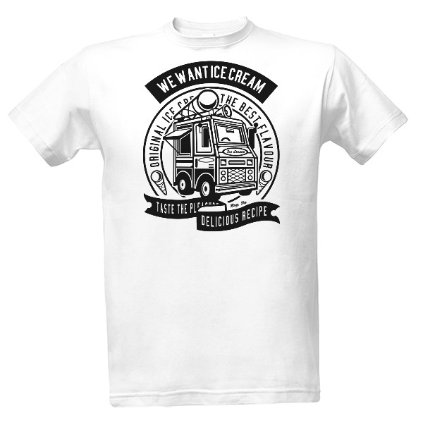 Tričko s potiskem Ice Cream Truck Ramirez hip hop