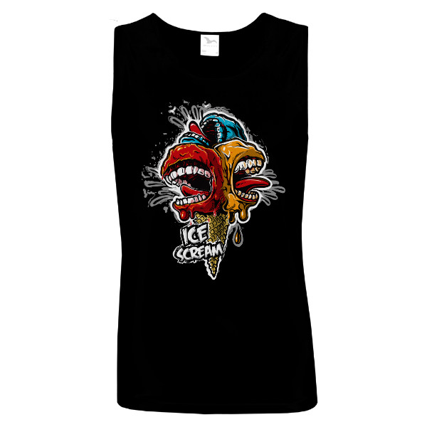 Tričko s potiskem IceScream - Bez rukávů