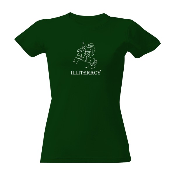 T-shirt Illiteracy