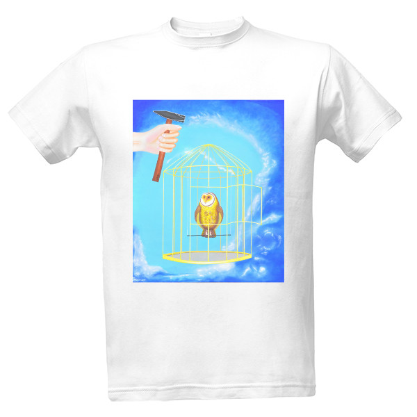 Tričko s potiskem Iluze svobody