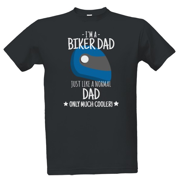 Tričko s potiskem I'm a biker dad