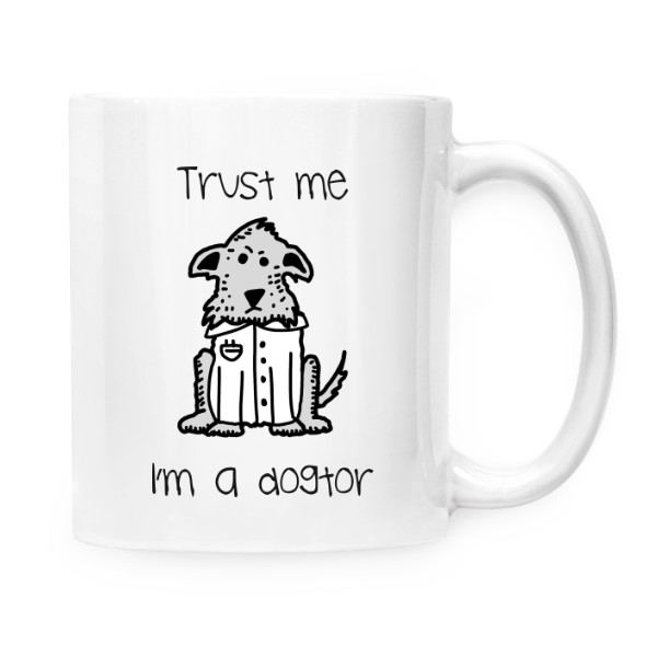 Cup white Im dogtor