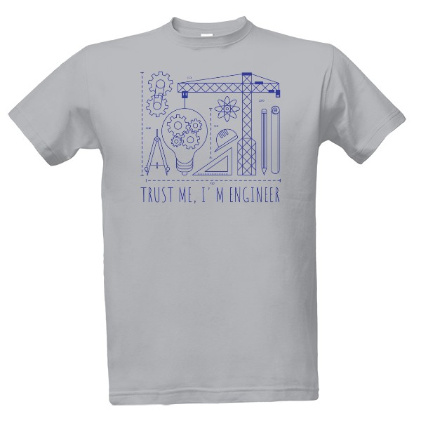 Tričko s potiskem Im engineer