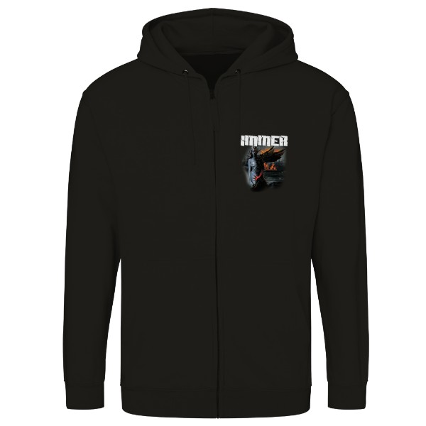 Mikina na zip unisex s potiskem Immer - "Tears of Blood"