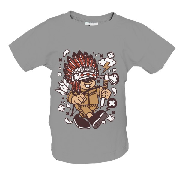 Tričko s potiskem Indiánský válečník