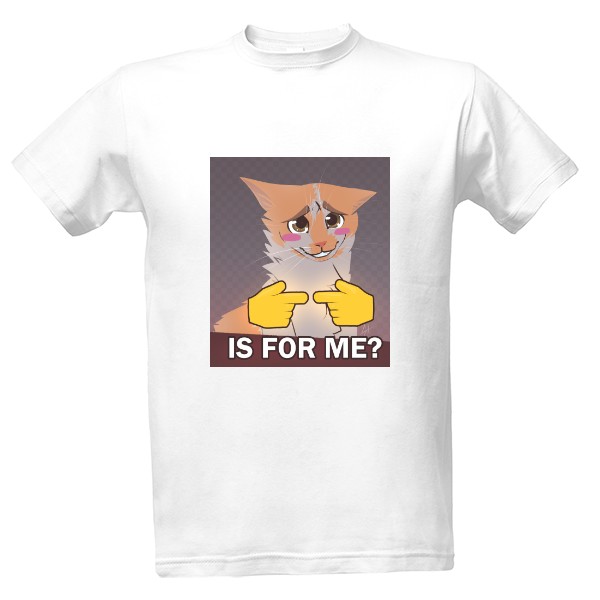 Tričko s potiskem Is for me t-shirt