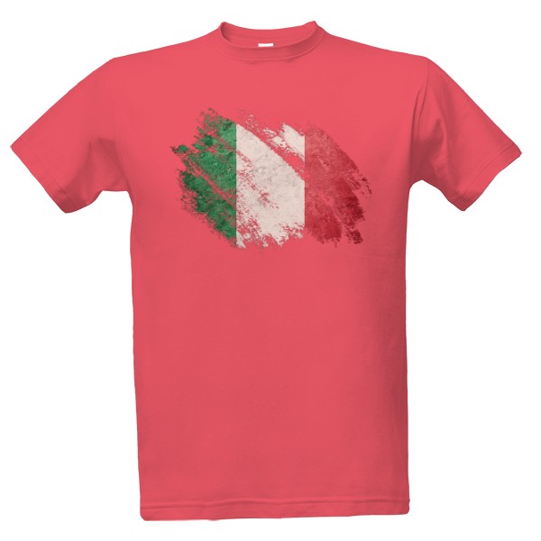 Tričko s potiskem Italská vlajka