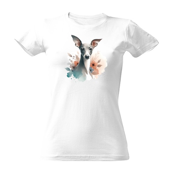 Tričko s potiskem Italský Chrtík