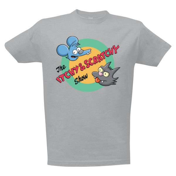 Tričko s potiskem Itchy a Scratchy 