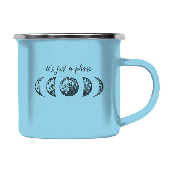 Barevný plecháček - nerezový lem s potiskem It's just a phase