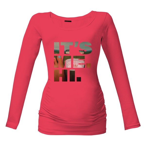 IT\'S ME HI - Jsem To Já Ahoj (Dlouhý rukáv pro těhotné)