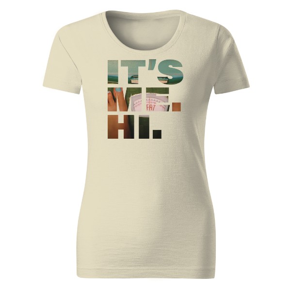 Tričko s potiskem It's Me Hi - Organic Slub