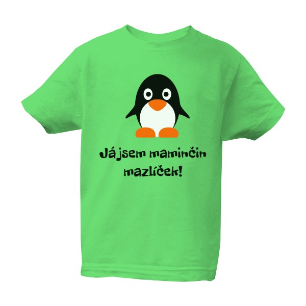 Tričko s potiskem Já jsem maminčin mazlíček!