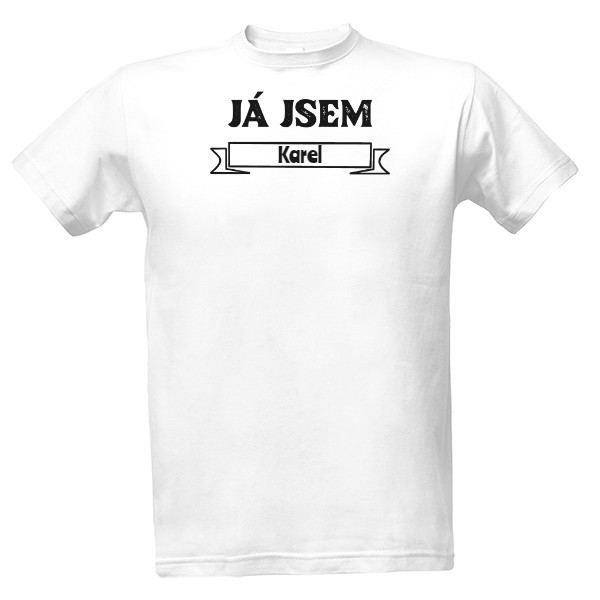 Tričko s potiskem Já jsem párové triko pánské