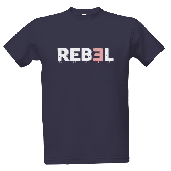 Tričko s potiskem Já jsem rebel - Pánské