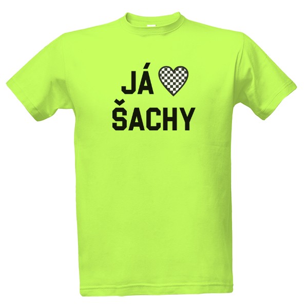 Tričko s potiskem Já miluju šachy