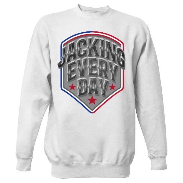 Mikina bez kapuce Unisex s potiskem Jacking every day ramirez bez kapuce hip hop