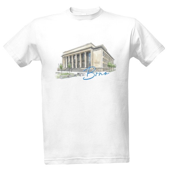 Tričko s potiskem Janáčkovo divadlo