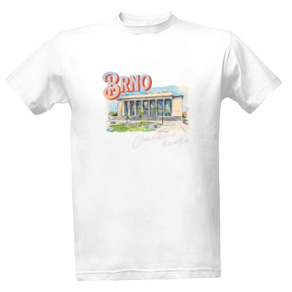 Tričko s potlačou Janáčkovo divadlo