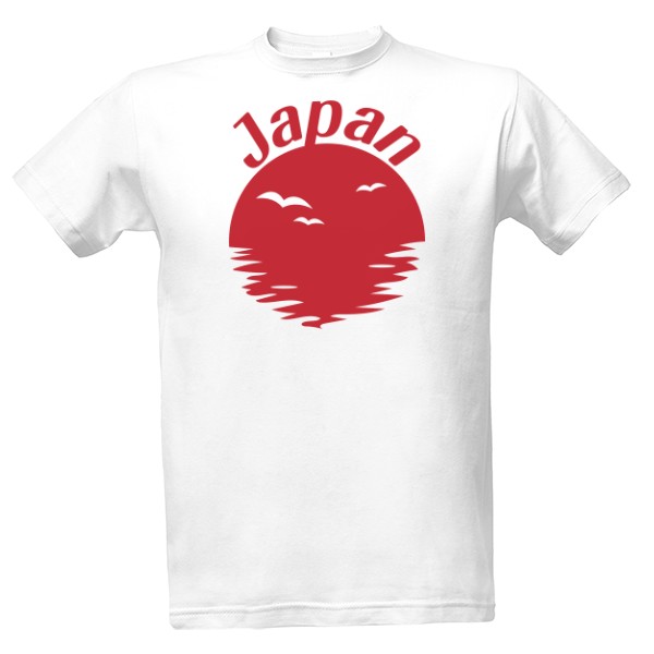 Tričko s potiskem Japan