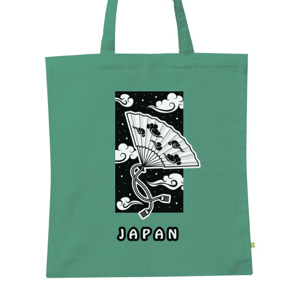 BIO plátěná taška s potiskem Japan