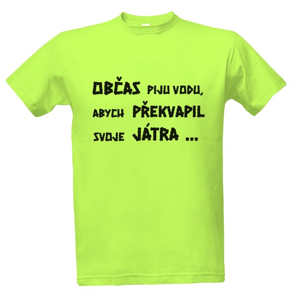 Tričko s potiskem Játra