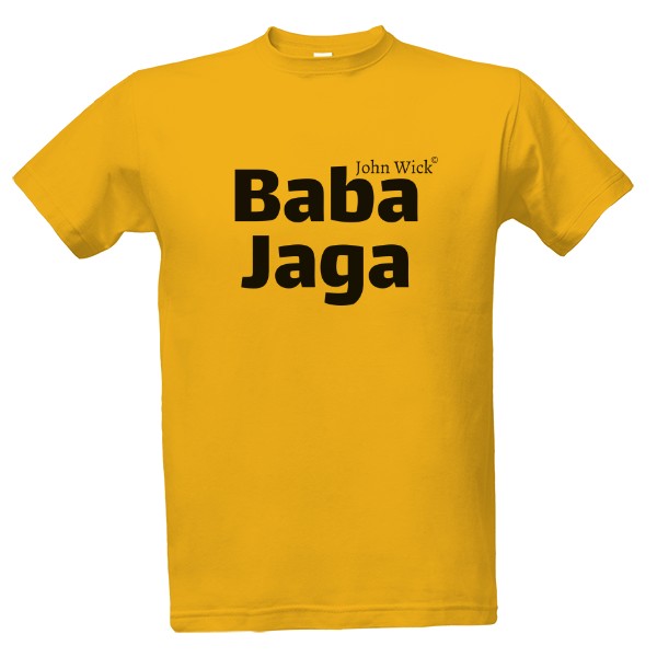 Tričko s potiskem John Wick "Baba Jaga"