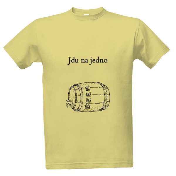 Tričko s potiskem jdu na jedno