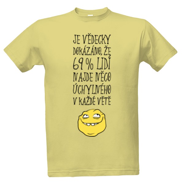 Tričko s potlačou Je vedecky dokázané