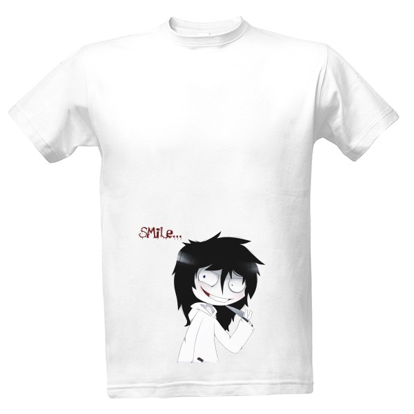 Tričko s potlačou jeff the killer pánské tičko