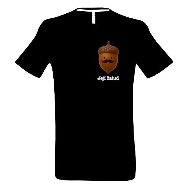 Tričko s potiskem Její žalud