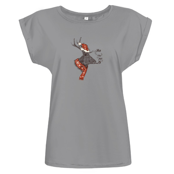 Tričko s potiskem Jelen santa